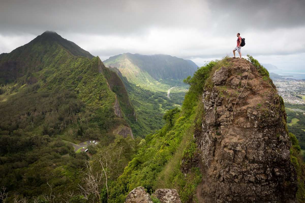 Adventure travelers exploring